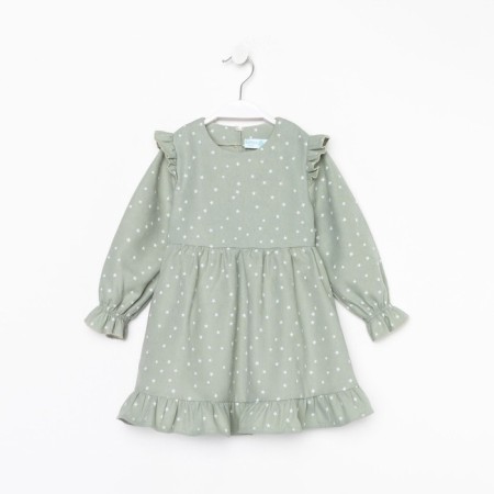 Children's dress KAFTAN "Stars", p. 34 (122-128), mint-5