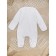 Combiason with zipper children's fashion, height 86 cm, milk color