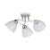Chandelier "Natalia" 3x60W E27 White/gold 52x52x26cm