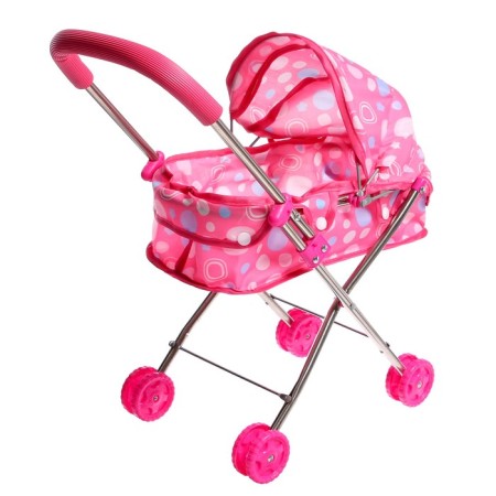 Stroller for dolls, a metal frame, the color of mix-5