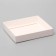 Box a team with a transparent lid 16 x 13 x 3 cm, white