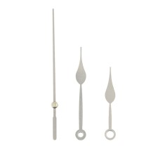 A set of 3 arrows for 55/70/77 mm watches, packing 10 pcs, silver
