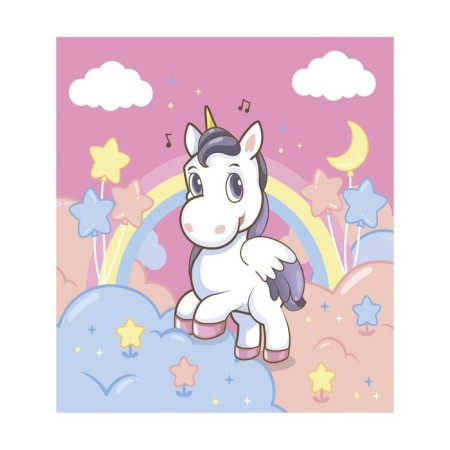 Protective cape on the back of the car's seat "Musical unicorn"-1
