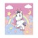 Protective cape on the back of the car's seat "Musical unicorn"