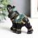 Souvenir Polystone "Elephant in Blue Popone with brushes and mirrors" h = 10; 8; 7; 6; 5.2; 4.9; 4.5 cm