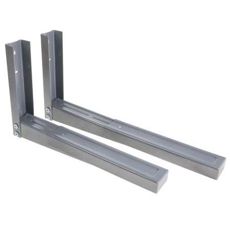 Trone bracket with 3, for a microwave oven, adjustable, up to 40 kg, 300-500 mm, metallic-1
