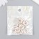 Decor for creativity plastic "cat in the circle" white, gold 0.3x1.8x1.8 cm