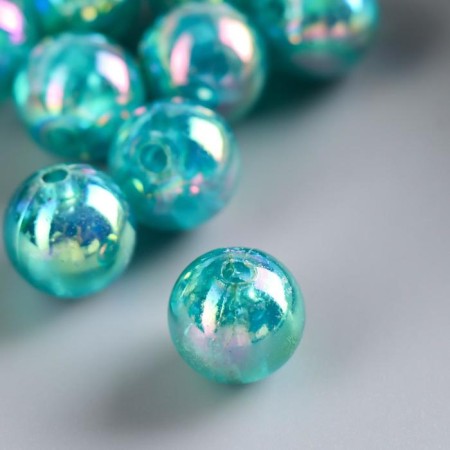 Beads for creativity Plastic "Blue Blue" set of 20 g 1.6x1.6 cm-1