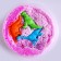 Ball plasticine "Dino 3", 3 figures of dinosaurus inside, mix