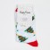 Women's socks "Christmas tree", white color, size 23-25