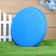 Frisby "Football", thermoplastic rubber, 23 cm, blue