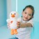 Soft toy "Goose Fedya"