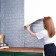 Self -adhesive PVC panel "Gray brick" 70 x 77cm