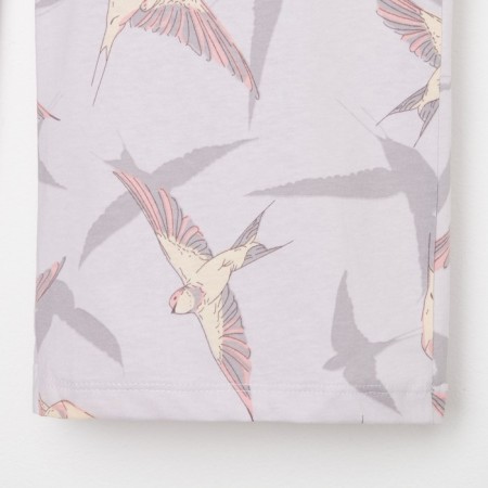 Women's pajamas (shirt and trousers) KAFTAN Birds size 40-42, gray-8