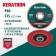 Circle of petal end Kraftool 36598-125-60, P60, ceramic, D = 22.2 mm, 125 mm
