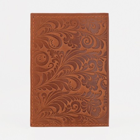 Passport cover, brown color-1