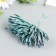 Decor for creativity "needle Astra" 1 bouquet = 6 flowers gray-blue 4x13 cm