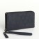 Women's wallet with lightning, black color