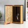 Safe wood book leather "There is no money much money" 21x13x5 cm