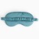Silk mask for sleep "Eyes", 20 x 9 cm, turquoise color