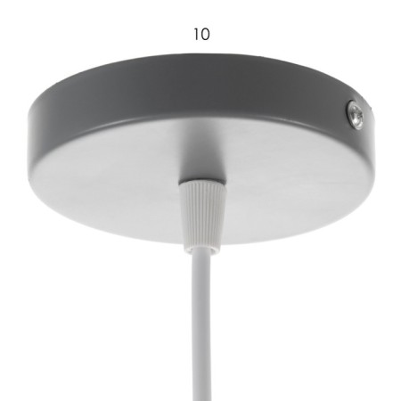 Lamp Bayerlux suspension "Square" 1x40W E27 gray 16x16x18-116 cm-5