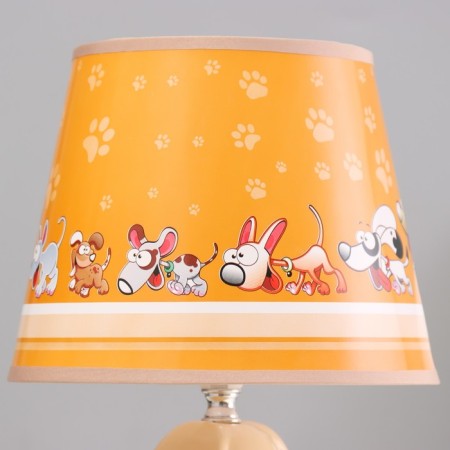 Board lamp "Dog" E14 40w beige 20x20x37cm-4