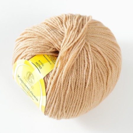 Yarn "caramel" 100% acrylic 175m/50g (006 St. Bezhev)-1