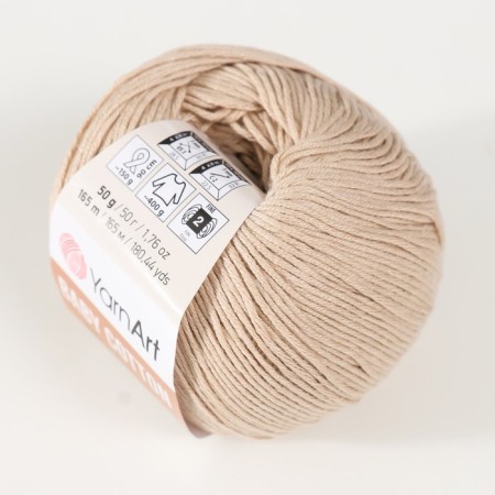 Yarn "Baby Cotton" 50% acrylic 50% cotton 165m/50g (403 St.-1