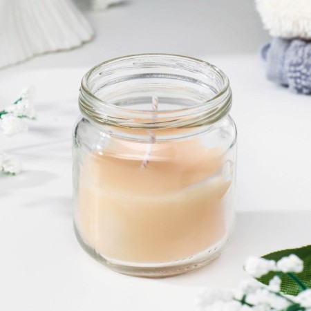 Aromatic candle in the jar "sandalwood"