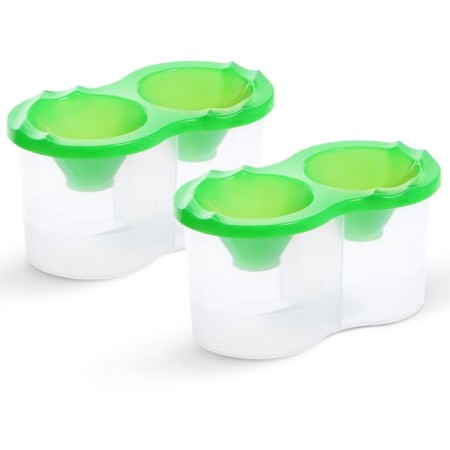 A set of glasses of double 300 ml 2pcs Calligrata SN-3, Green