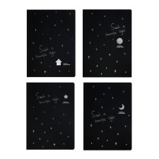 A4 sketchbook, 30 black sheets on the crest, 
