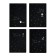 A4 sketchbook, 30 black sheets on the crest, "Star Night", density 70 gr., Mix