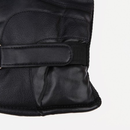 Gloves male, dimensionless, with insulation, black color-2