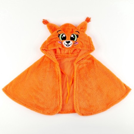 Carnival cape "Squirrel", height 104-128 cm, orange-2