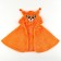 Carnival cape "Squirrel", height 104-128 cm, orange