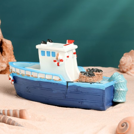 Souvenir ship "Fisherman" 19*7*8cm-6