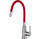 Fashun A54301-10 kitchen mixer, single-leaf, flexible surge, stainless steel, satin, red 96868