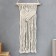 Panel wall -mounted macrame "Heart" 75x25 cm