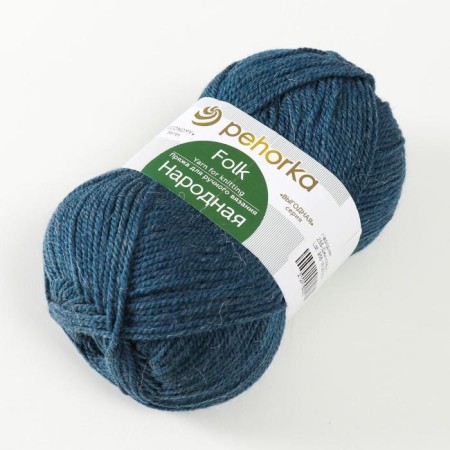 Yarn "Narodnaya" 30% wool, 70% acrylic volumetric 220m/100g (255-jencing)-2
