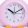 Alarm clock "Penguin", with a pencil, discrete move, D-6 cm, 12 x 14.5 cm, pink