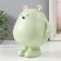 Pigpie Polystone "Puffy Green Bear" 16x11x16.5 cm
