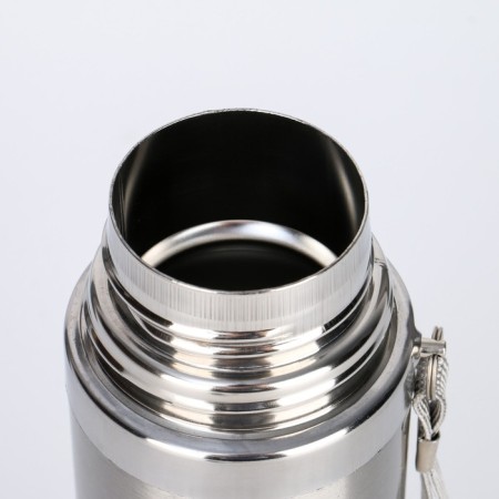 Thermos for tea, coffee, 500 ml, the Master K Gilse, retains heat 10 hours, with a mug, with pomp, 6.5 x 24-3