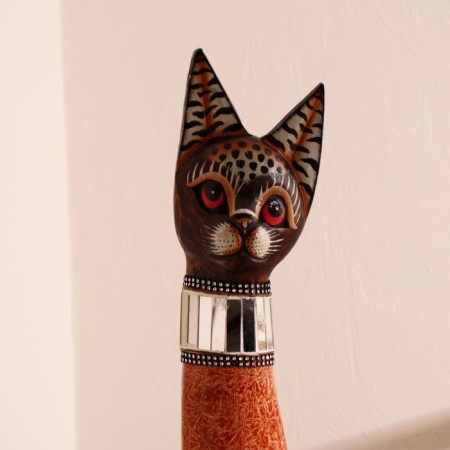 Souvenir tree "Cat in the mirror collar" 80x13x7 cm-4