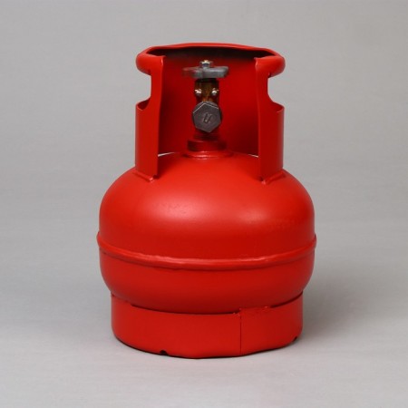 Gas cylinder, 5 l, with a valve, empty, GOST 15860-84-1
