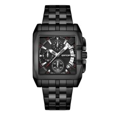 Watch of wrist, D-4.5 cm, calendar, chronograph, waterproof, luminous, black