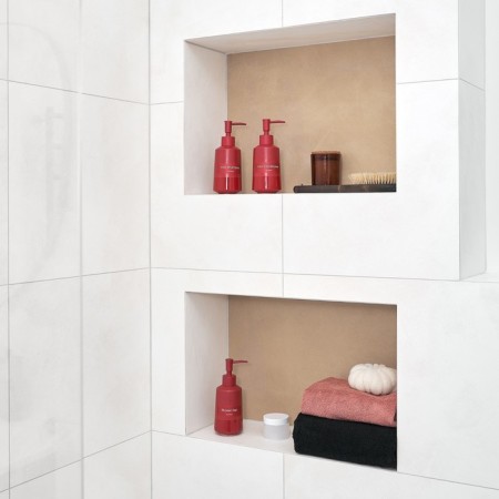 Magma liquid soap dispenser. Moroshka, 7x7x17.8 cm, red color-3