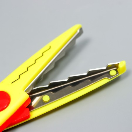 Scissors embossed "Flower", (set 6 pcs) 13 cm-6