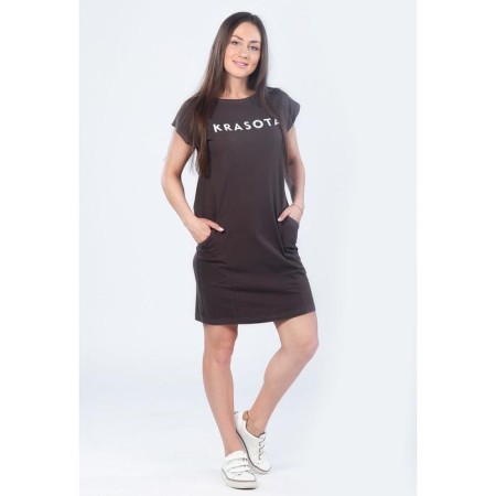 Futabol dress, size 48, brown color-2