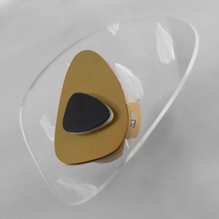 Bra "August" LED 5W gold-black 20x26x4.5cm-5