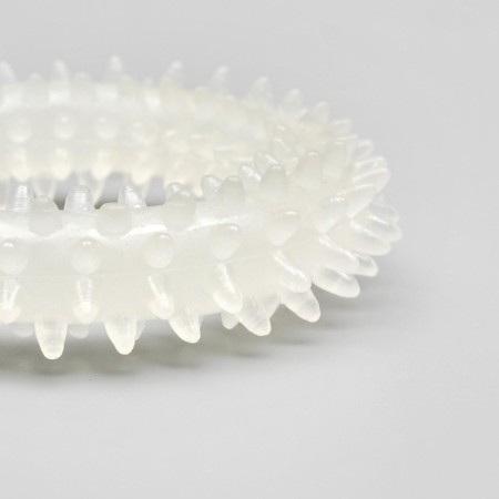 A toy for dogs lining in the dark, "Ring with spikes", 9 cm-7